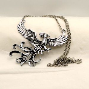 NEW Phoenix Bird Statement Necklace